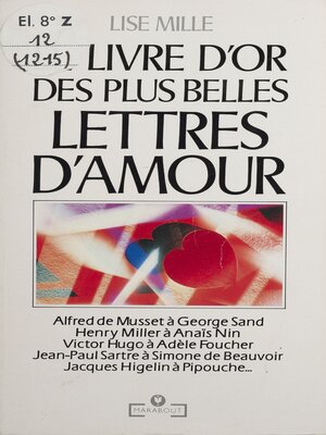 cover image of Le Livre d'or des plus belles lettres d'amour